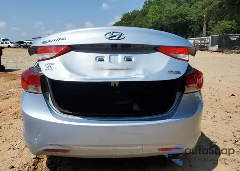 2012 Hyundai Elantra Gls from USA, damaged, VIN KMHDH4AE9CU498140